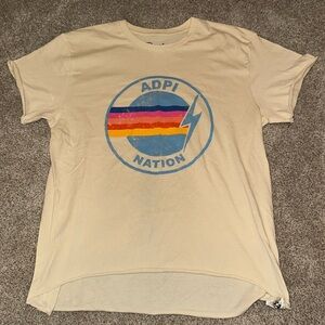 ADPi Nation Tshirt. Made to look like Aviator Nation. Size Medium